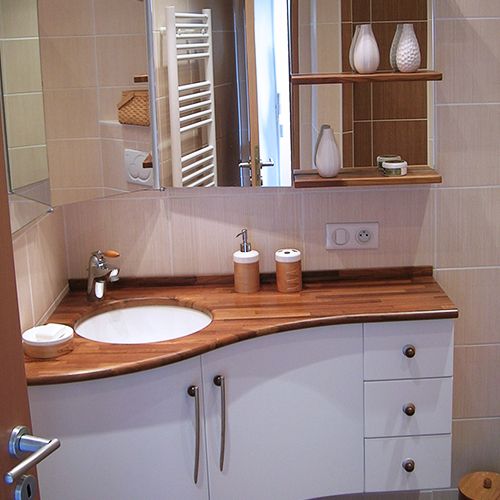 armoire salle de bain angle