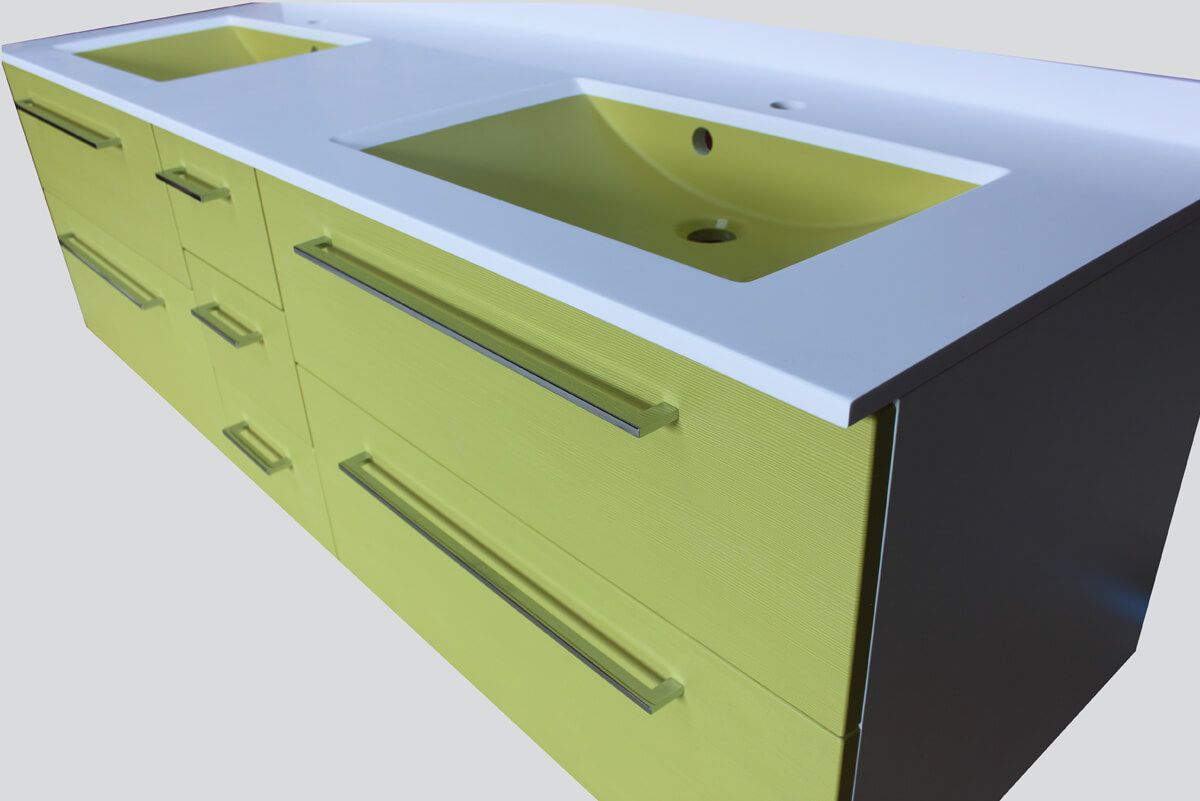 Meuble salle de bain vert deau – lombards