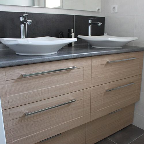 Vasques a poser atlantic bain Meuble sous lavabo a poser mesures