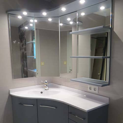 Meubles de salle de bain d'angle bornéo atlantic bain Désign Vasque bains de salle