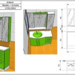 dessin 3d du meuble funa