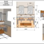 meuble en béton ciré en 3d