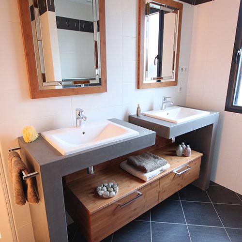 Fabriquer Meuble Salle De Bain Beton Cire