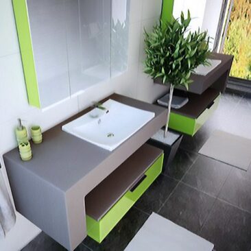 Meuble de salle de bain collection Béton ciré Mercure Atlantic Bain