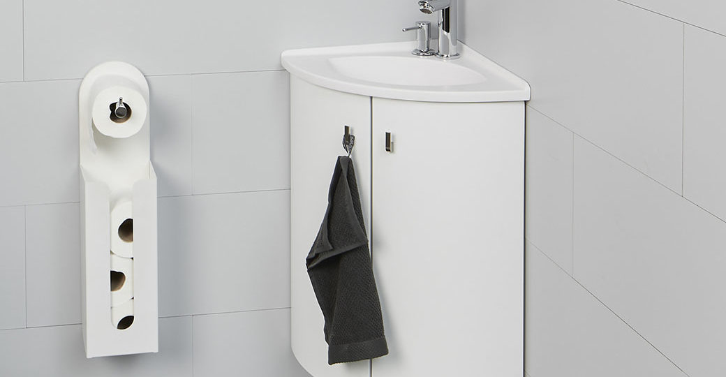 Lave-mains d'Angle Salto Porte Serviette