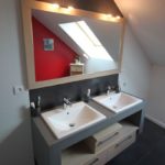 belle salle de bain beton cire