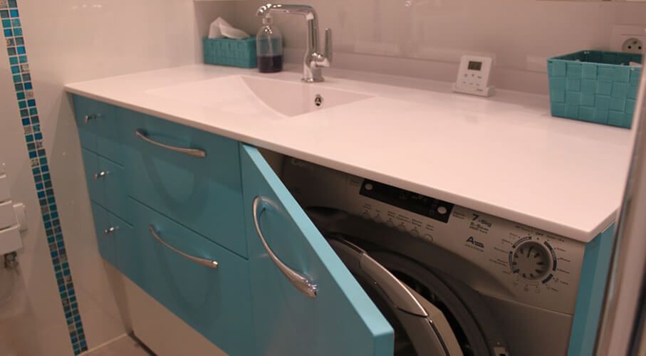 Comment Cacher Votre Lave Linge 11 Designs De Meubles Pour