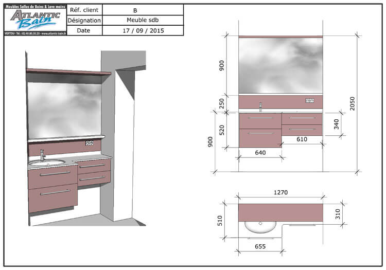 plan d une petite salle de bain