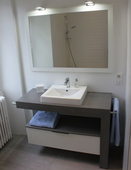 meuble design b ton cir et verre laqu atlantic bain salle de bain beton cire prix - Salle De Bain Beton Cire Prix meuble design b ton cir et verre laqu atlantic bain salle de bain beton cire prix - Salle De Bain Beton Cire Prix