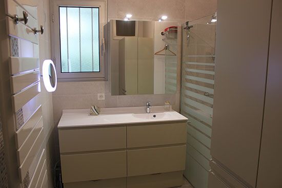 Armoire de Rangement de Salle de Bain Meuble de Rangement avec