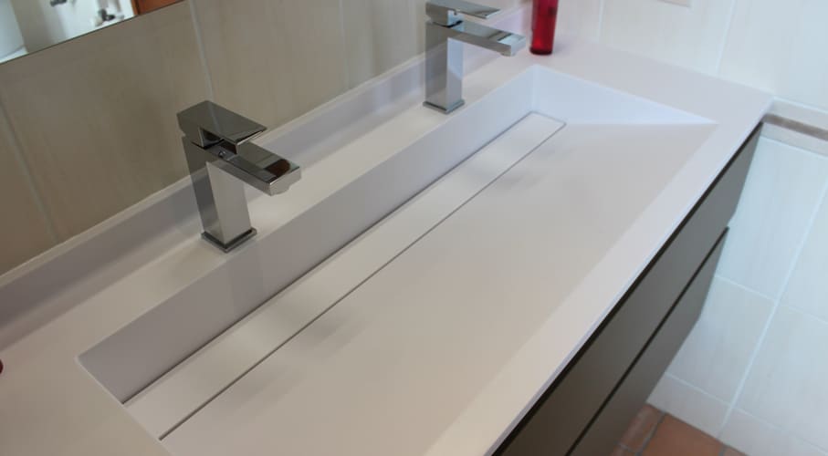 Robinet Salle De Bain Touch On Cascade | Mitigeur Monocommande, Bec Large 45 Mm | Tuyau Acier 60 Cm - WIYETY