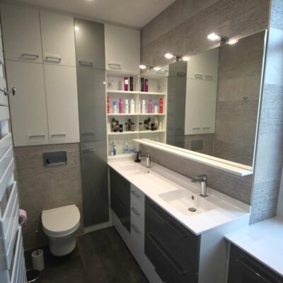 solution amenagement petite salle de bains etroite