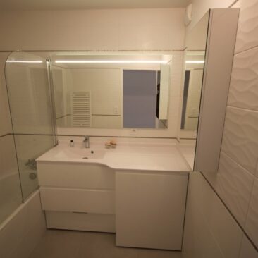 meuble blanc pour lave linge