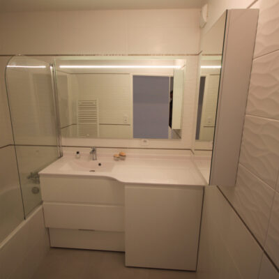 meuble blanc pour lave linge