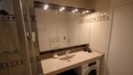 amoire toilette 3 portes bandeau led