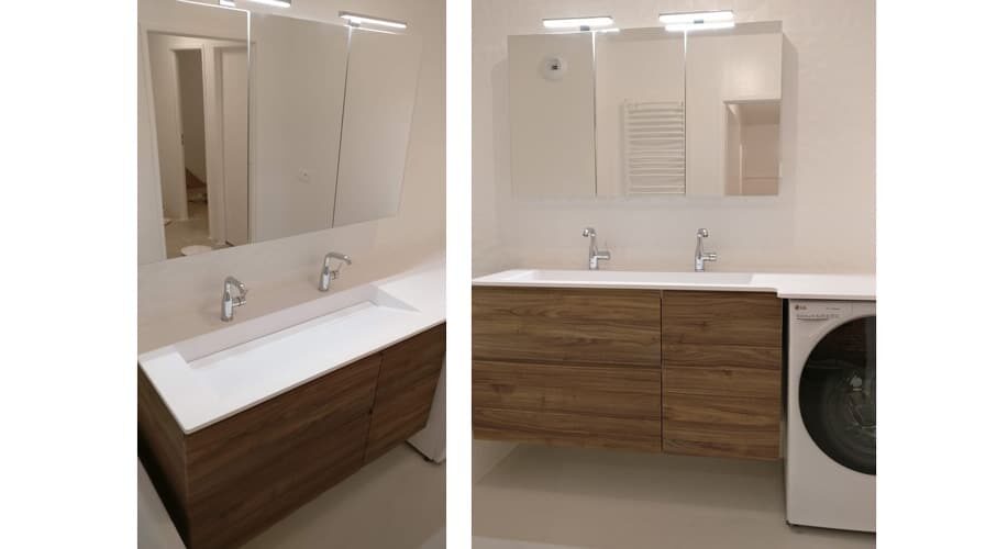 grande armoire toilette 3 portes
