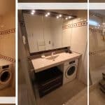 avant apres renovation salle bain machine
