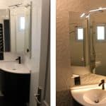 solution petite salle bain angle meuble