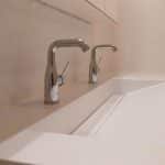 lavabo double robinet grande cuve