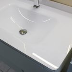 lavabo verre sur mesure blanc