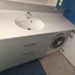 meuble lave linge salle bain