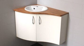 Meuble salle de bain angle