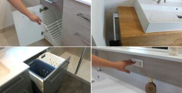 Accessoires pour aménagement salle de bain