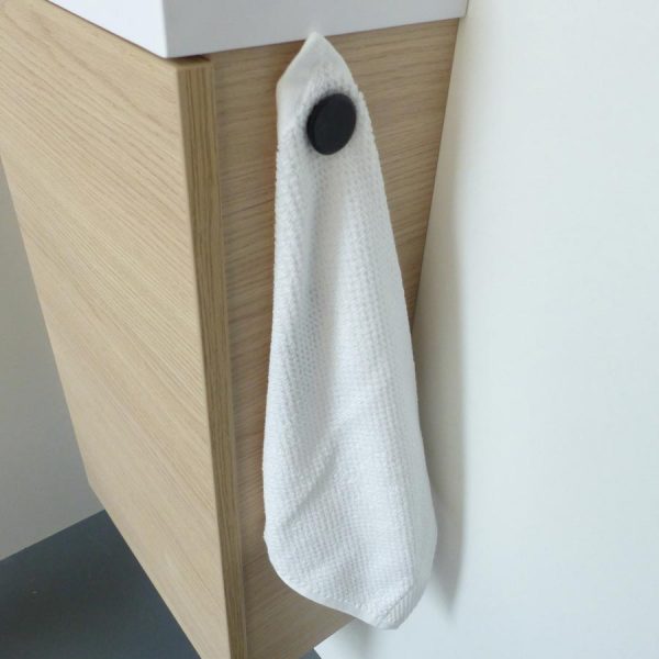 accroche serviette aimant meuble salle bain