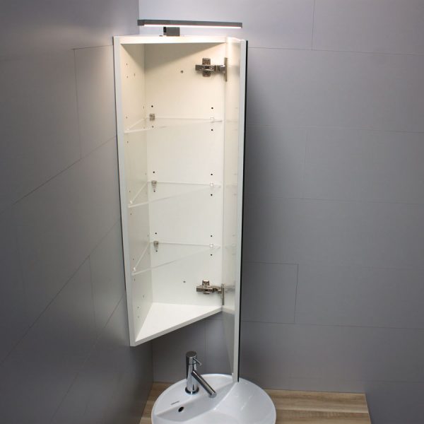 armoire angle salle bain