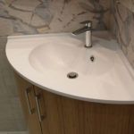 Plan avec lavabo moulé pour aménagement d