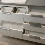 Meuble de salle de bain avec rangement 5 tiroirs