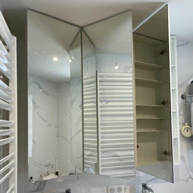 Armoire de toilette miroirs sur mesure par Atlantic Bain