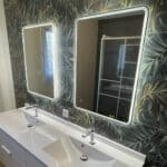 miroir fantasio 80 x 60 cm rétro-éclairé